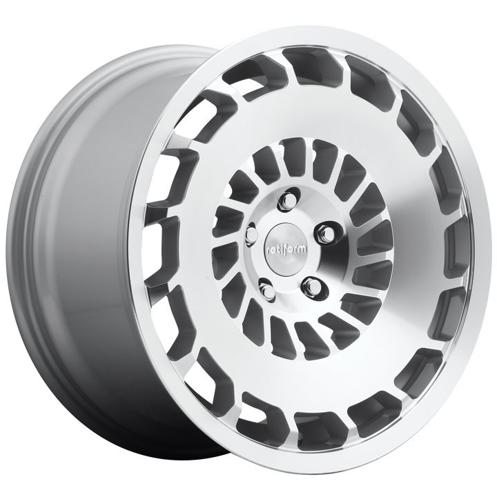 Rotiform r135 ccv gloss silver machined wheel   image 1