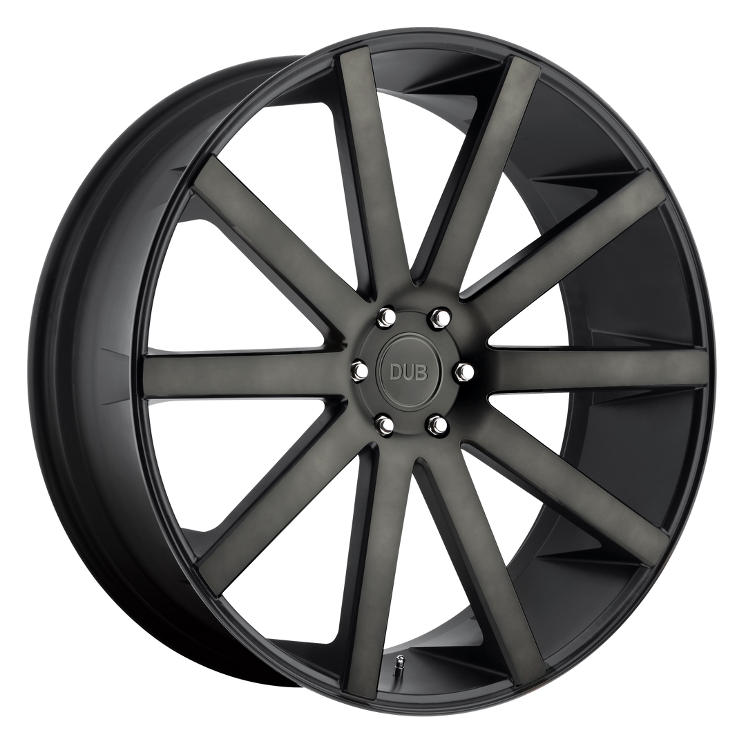 DUB S121 SHOT CALLA MATTE BLACK DOUBLE DARK TINT Wheel - image 1