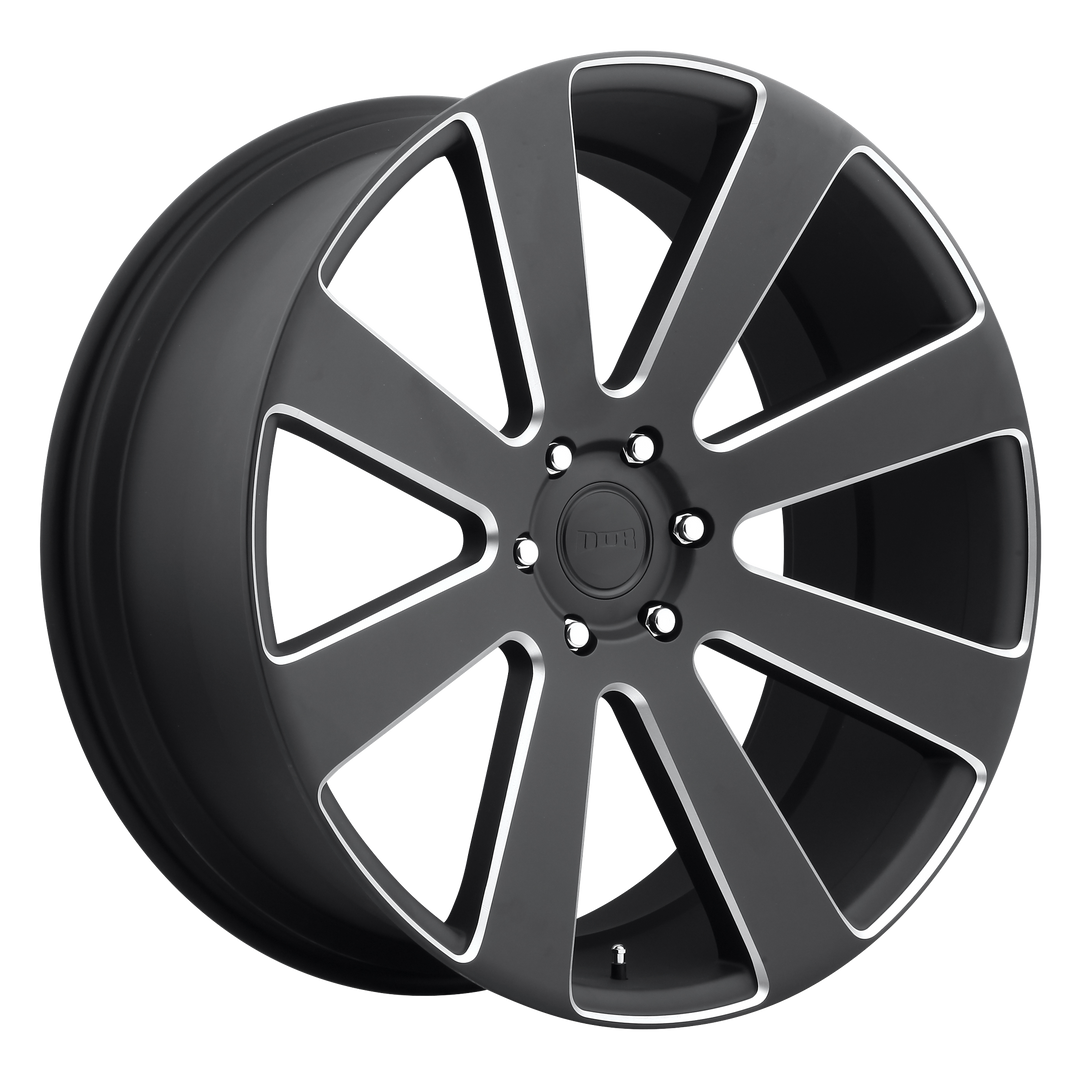 DUB S187 8-BALL MATTE BLACK MILLED Wheel - image 1