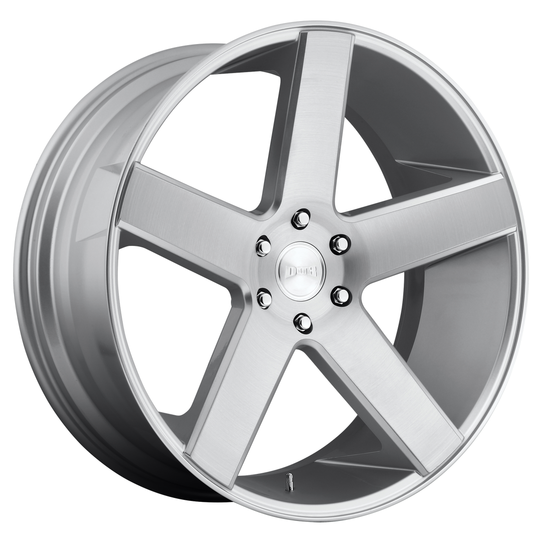DUB S218 BALLER GLOSS SILVER BRUSHED Wheel - image 1