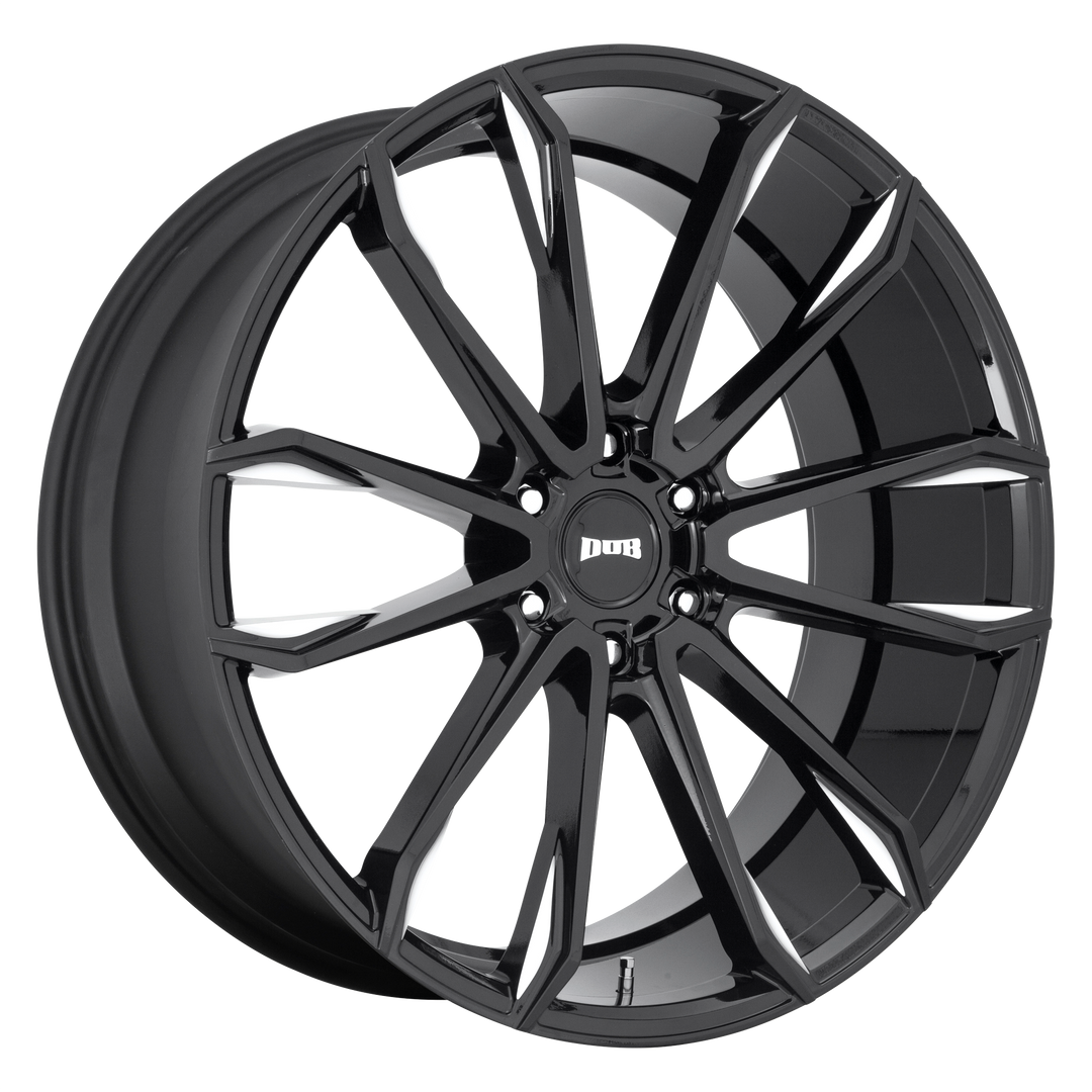DUB S252 CLOUT GLOSS BLACK MILLED Wheel - image 1