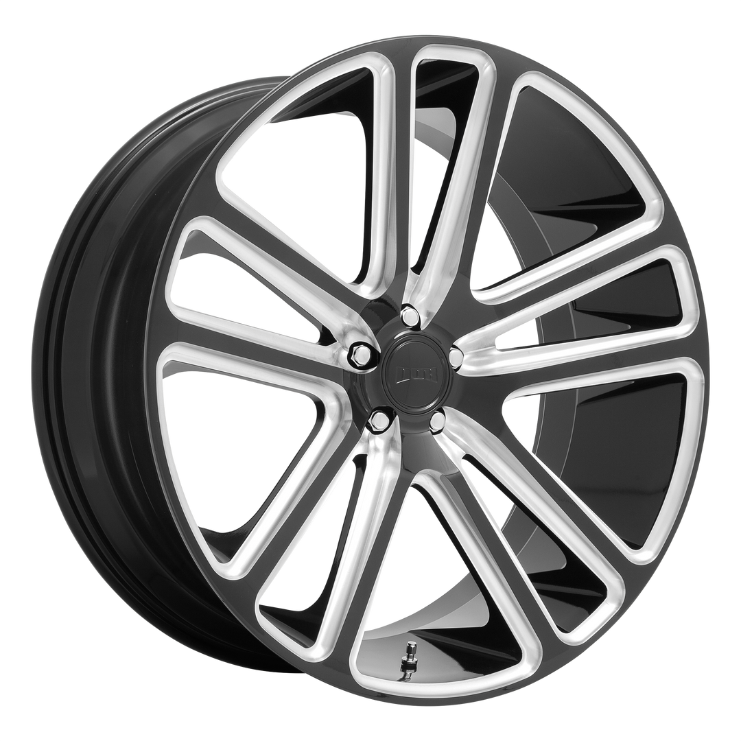DUB S255 FLEX GLOSS BLACK MILLED Wheel - image 1