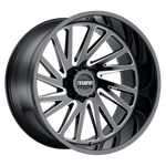 Load image into Gallery viewer, Tuff T2A GLOSS BLACK W/ MILLED SPOKES Wheel - image 1
