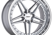 TSW ASCARI SILVER W/MIRROR CUT FACE & LIP Wheel - image 1
