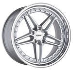 Load image into Gallery viewer, TSW ASCARI SILVER W/MIRROR CUT FACE &amp; LIP Wheel - image 1
