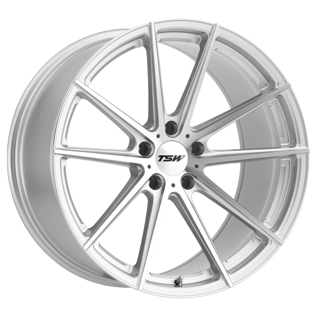 TSW BATHURST SILVER W/ MIRROR CUT FACE Wheel - image 1