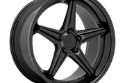TSW LAUNCH MATTE BLACK W/ GLOSS BLACK LIP Wheel - image 1