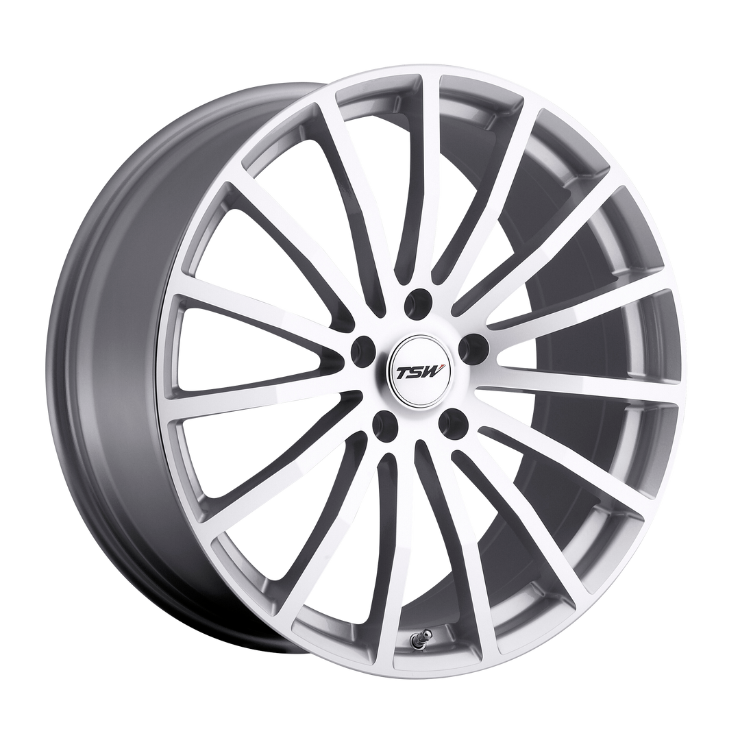 TSW MALLORY SILVER W/ MIRROR CUT FACE Wheel - image 1
