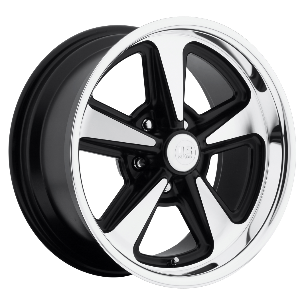 US Mags U109 BANDIT MATTE BLACK MACHINED Wheel - image 1