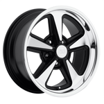 Load image into Gallery viewer, US Mags U109 BANDIT MATTE BLACK MACHINED Wheel - image 1

