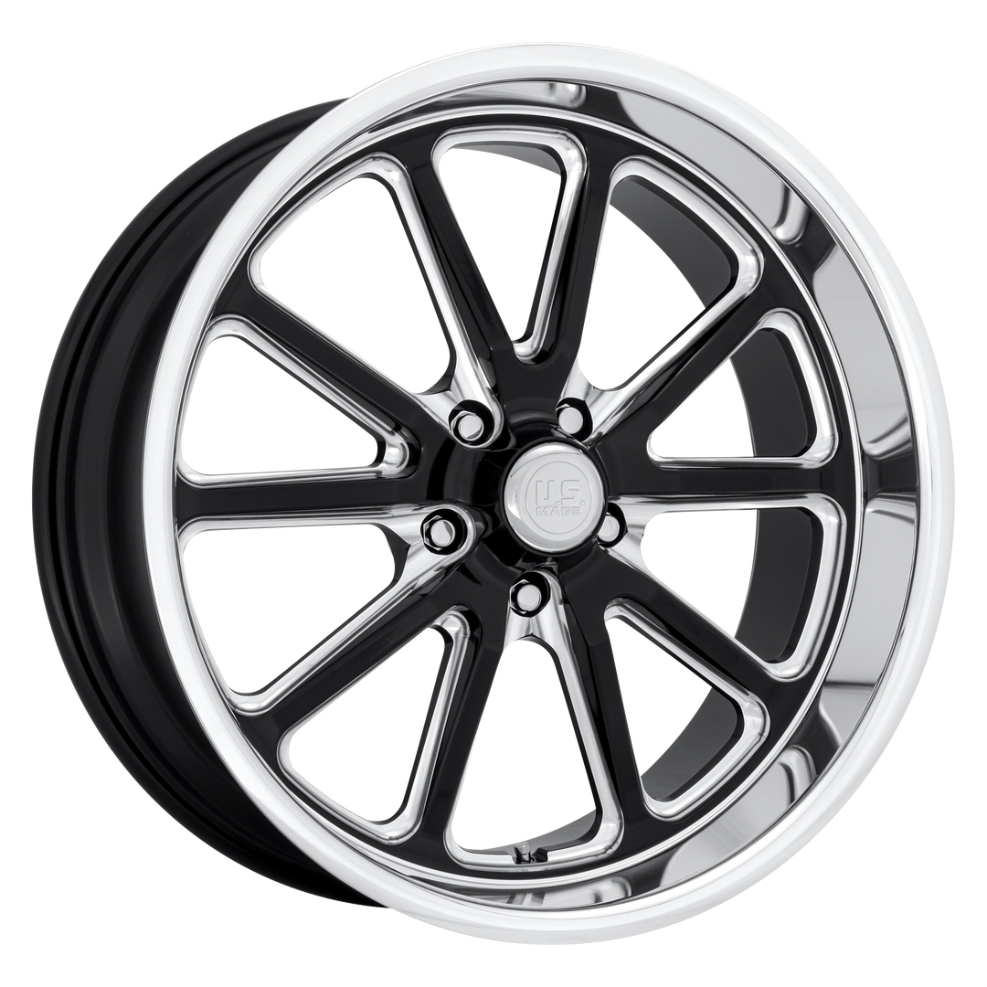 US Mags U117 RAMBLER GLOSS BLACK MILLED Wheel - image 1