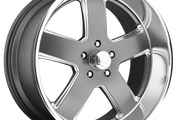 US Mags U118 HUSTLER MATTE GUN METAL Wheel - image 1