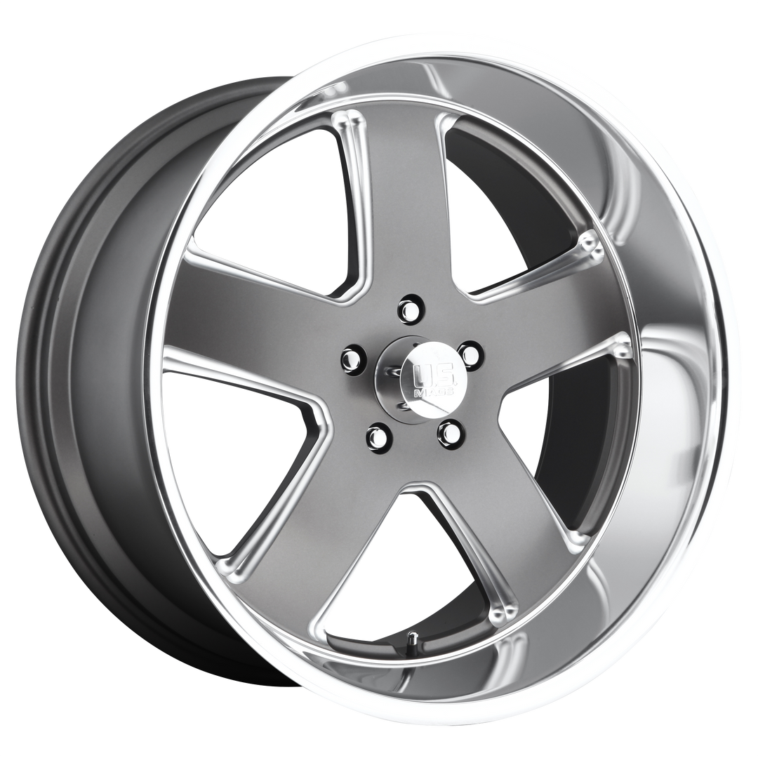US Mags U118 HUSTLER MATTE GUN METAL Wheel - image 1