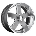 Load image into Gallery viewer, US Mags U118 HUSTLER MATTE GUN METAL Wheel - image 1
