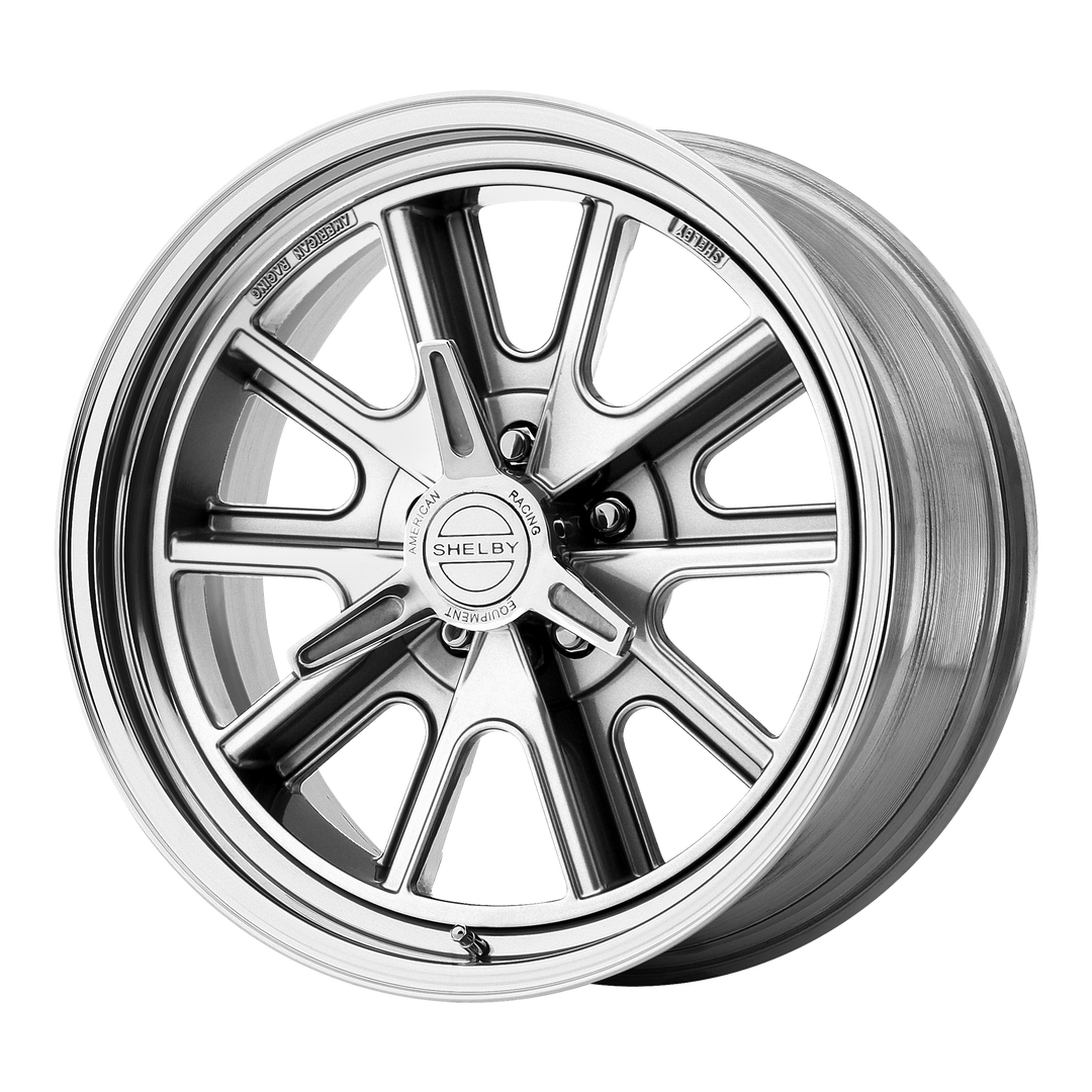 American Racing Vintage VN427 SHELBY COBRA TWO-PIECE POLISHED Wheel - image 1