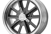 American Racing Vintage VN427 SHELBY COBRA TWO-PC MAG GRAY POLISH BARREL Wheel - image 1