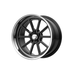Load image into Gallery viewer, American Racing Vintage VN510 DRAFT GLOSS BLACK W/ DIAMOND CUT LIP Wheel - image 1
