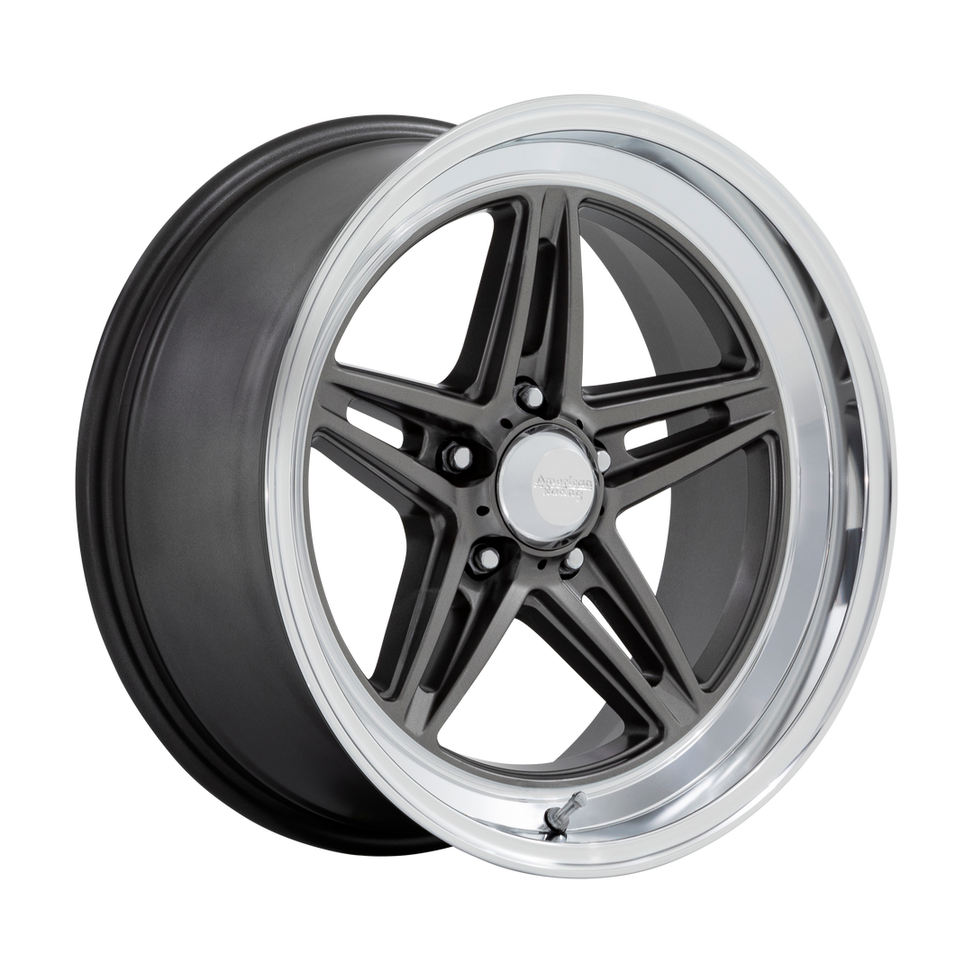 American Racing Vintage VN514 GROOVE ANTHRACITE W/ DIAMOND CUT LIP Wheel - image 1
