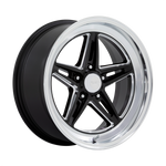 Load image into Gallery viewer, American Racing Vintage VN514 GROOVE GLOSS BLACK W/ DIAMOND CUT LIP Wheel - image 1
