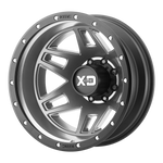 Load image into Gallery viewer, XD XD130 MACHETE DUALLY MATTE GRAY W/ BLACK RING Wheel - image 1
