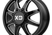 XD XD845 PIKE DUALLY GLOSS BLACK MILLED - FRONT Wheel - image 1