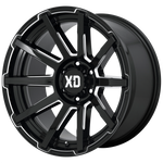 Load image into Gallery viewer, XD XD847 OUTBREAK GLOSS BLACK MILLED Wheel - image 1
