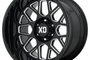 XD XD849 GRENADE II GLOSS BLACK MILLED Wheel - image 1