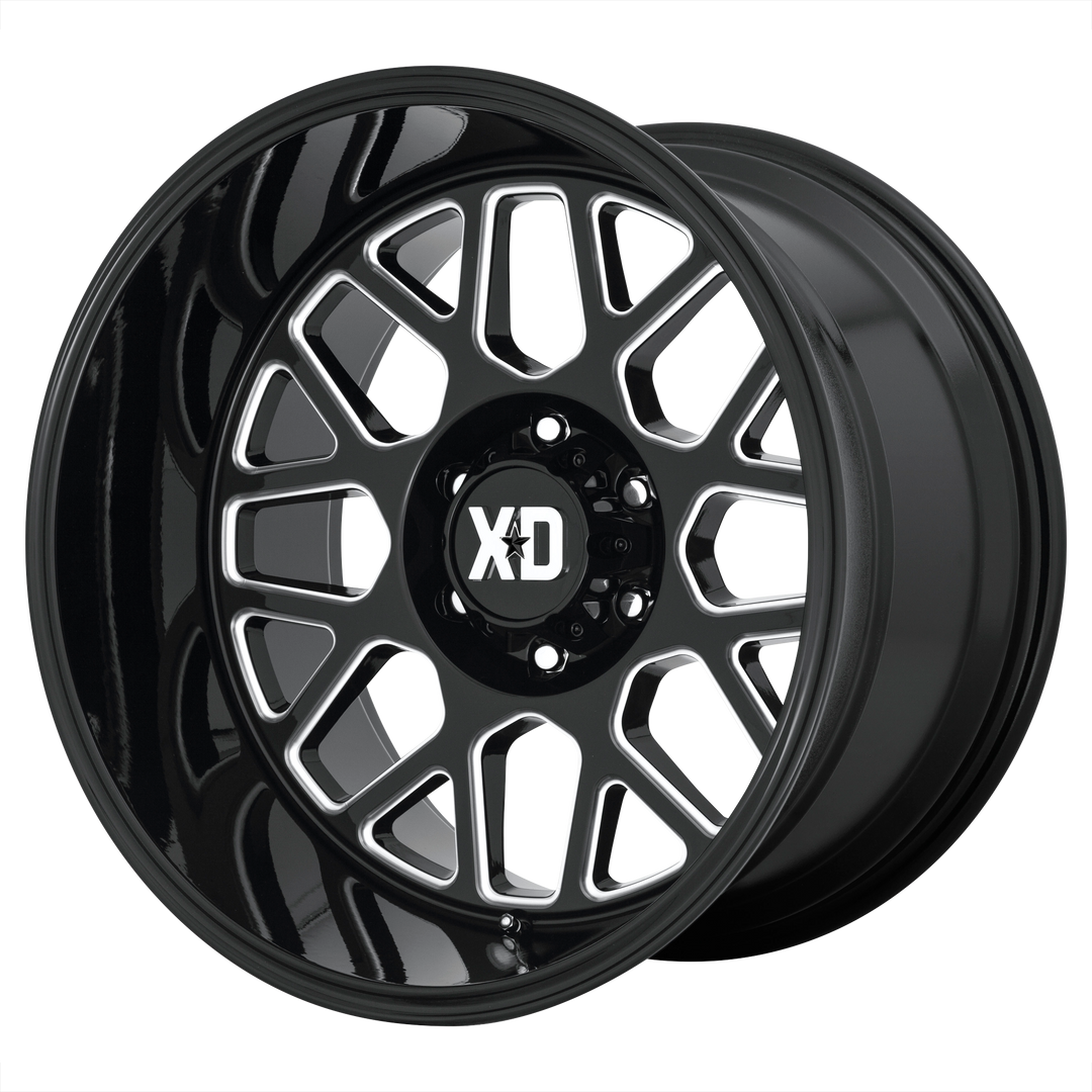 XD XD849 GRENADE II GLOSS BLACK MILLED Wheel - image 1