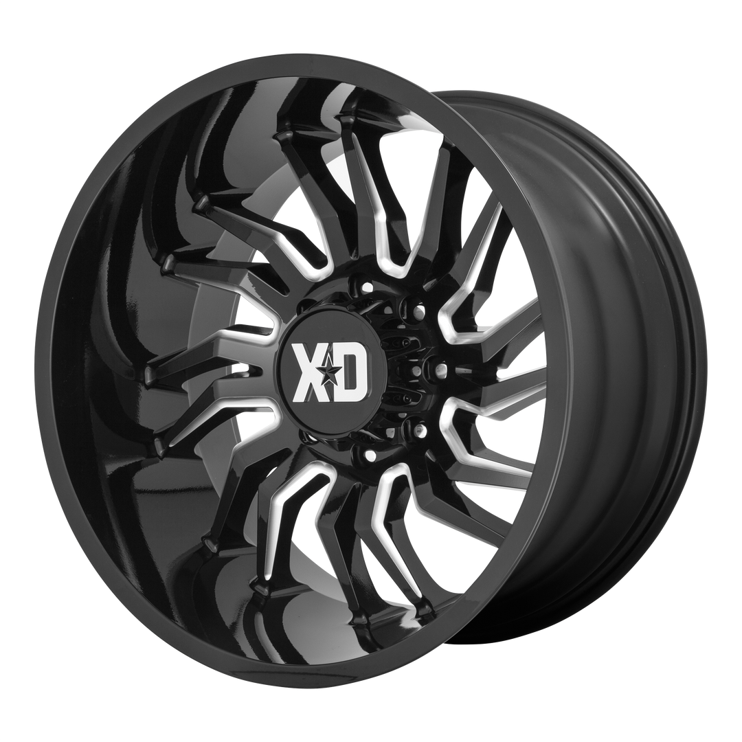 XD XD858 TENSION GLOSS BLACK MILLED Wheel - image 1