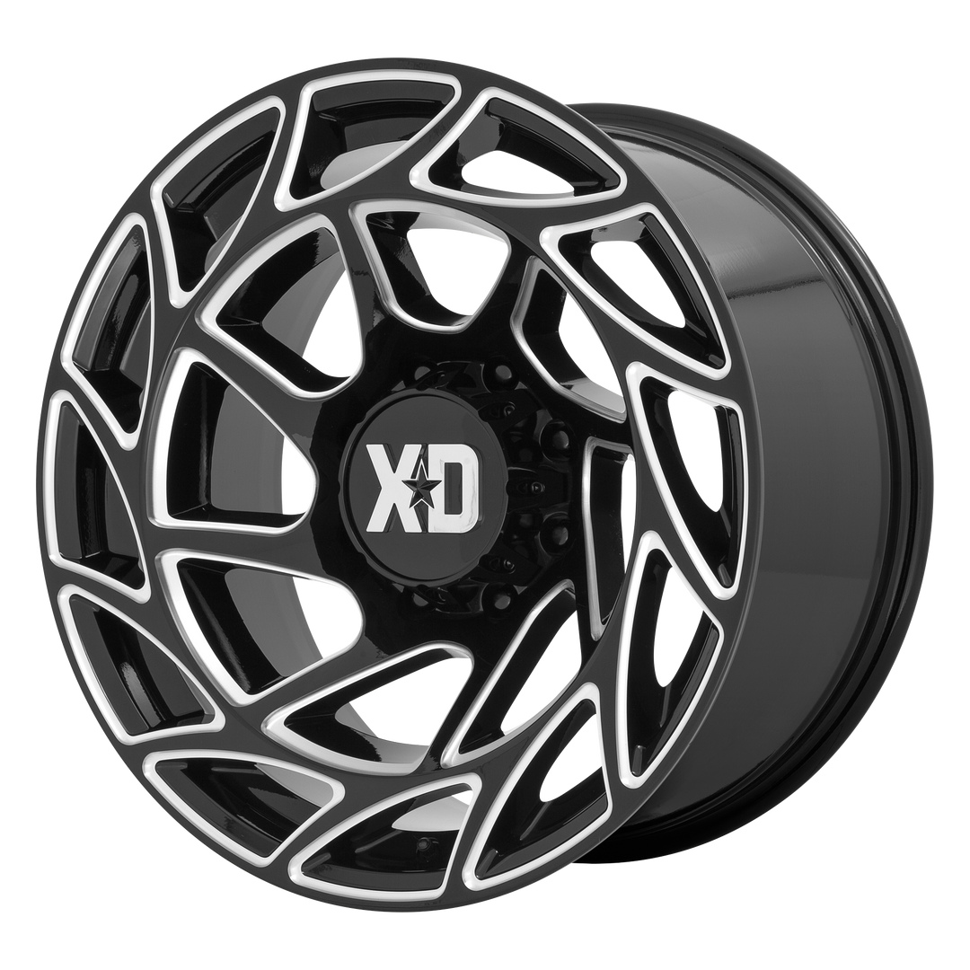 XD XD860 ONSLAUGHT GLOSS BLACK MILLED Wheel - image 1