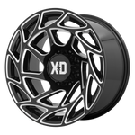 Load image into Gallery viewer, XD XD860 ONSLAUGHT GLOSS BLACK MILLED Wheel - image 1
