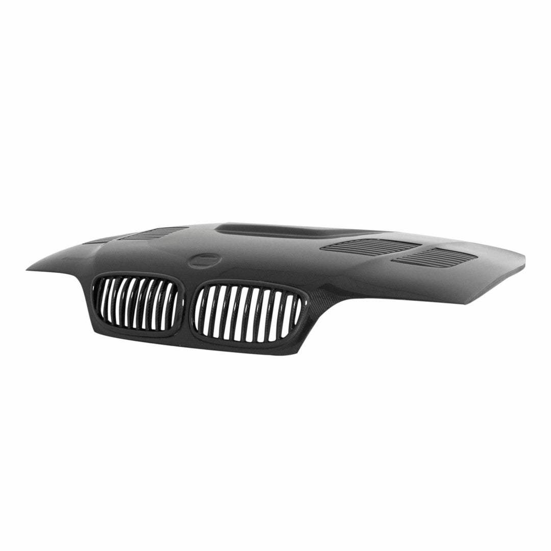 Seibon GTR-Style Carbon Fiber hood for 2004-2006 BMW E46 3 Series Coupe - image 2