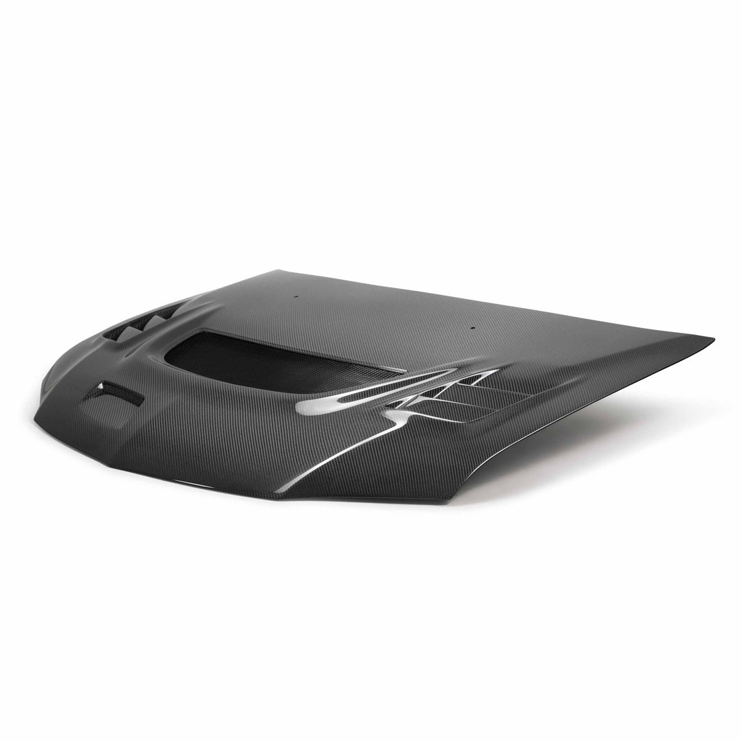 Seibon CW-Style Carbon Fiber hood for 2003-2006 Mitsubishi Lancer EVO - image 2