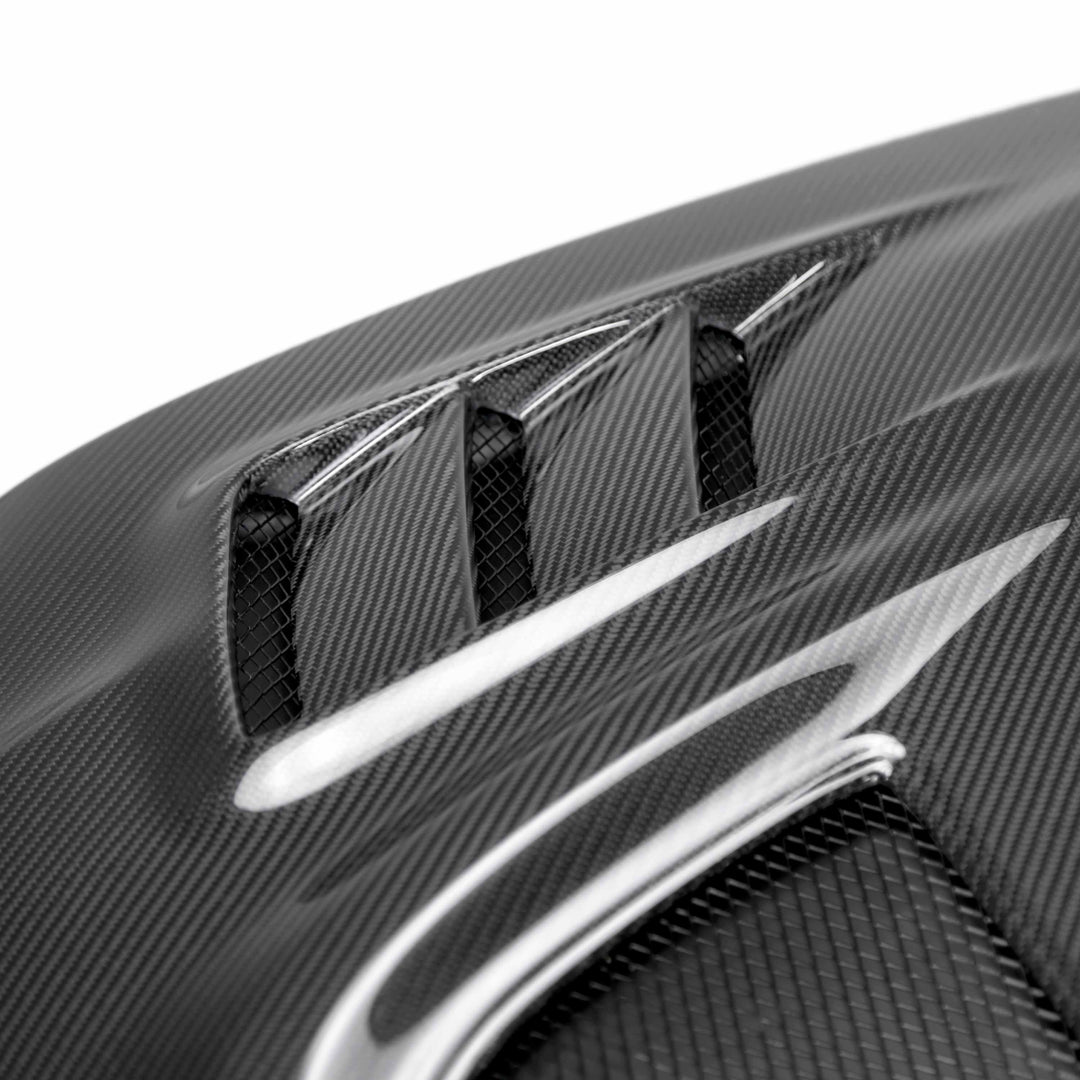 Seibon CW-Style Carbon Fiber hood for 2003-2006 Mitsubishi Lancer EVO - image 5