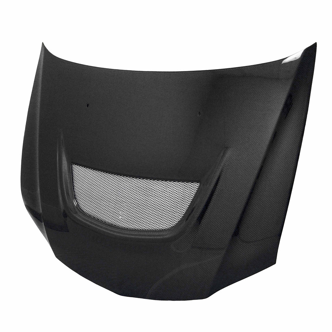 Seibon OEM-Style Carbon Fiber hood for 2003-2006 Mitsubishi Lancer EVO - image 1