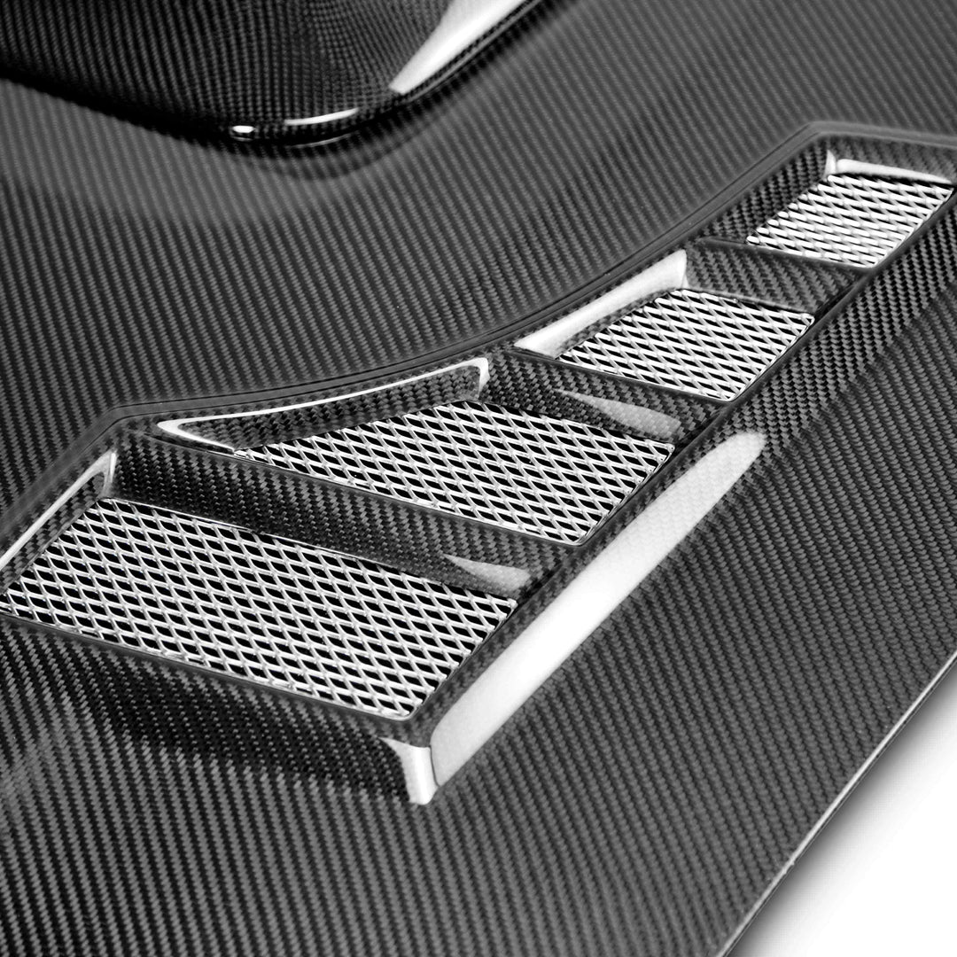 Seibon CW-Style Carbon Fiber hood for 2004-2005 Subaru Impreza/WRX / STi - image 4