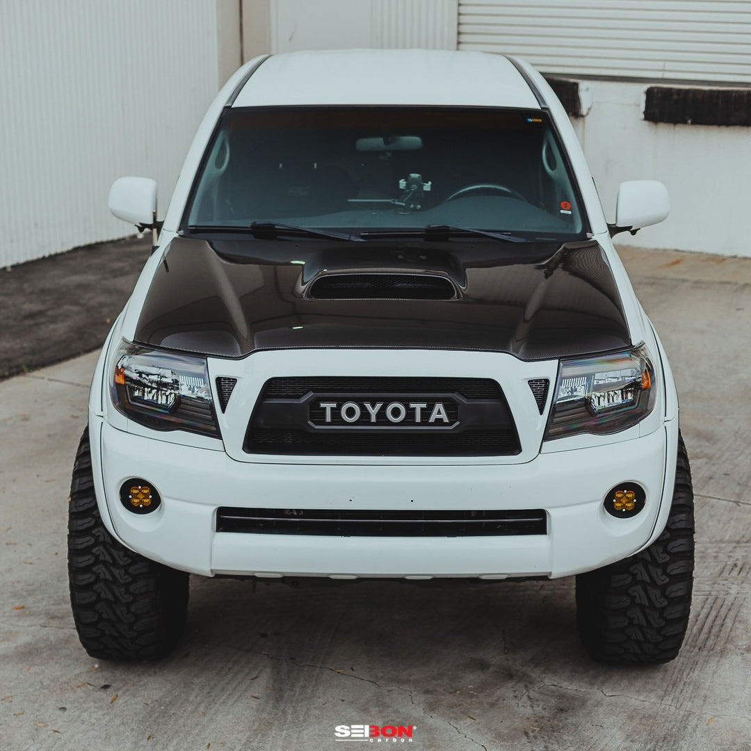 Seibon TR-Style Carbon Fiber hood for 2005-2011 Toyota Tacoma - image 2