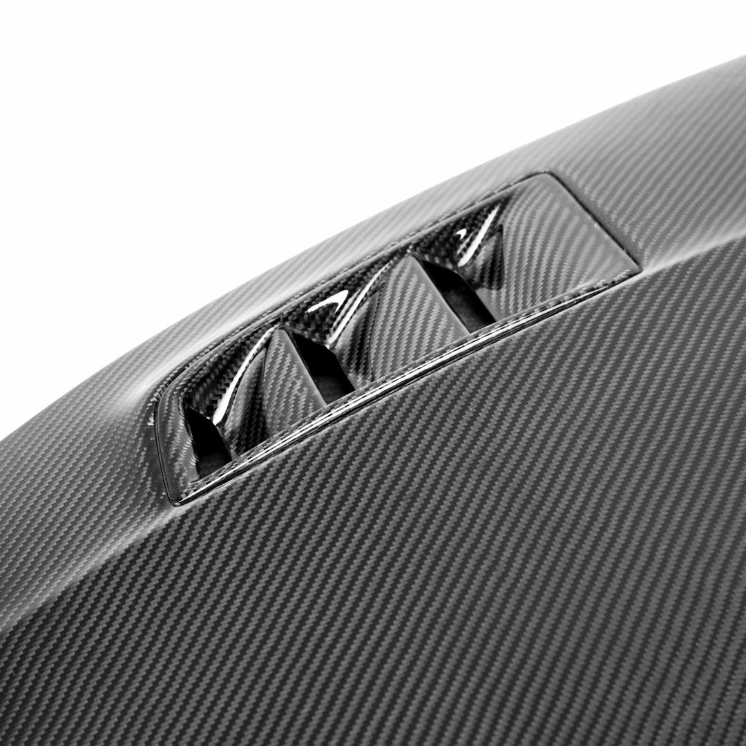 Seibon MGII-Style Carbon Fiber hood for 2006-2011 Honda Civic Sedan - image 2