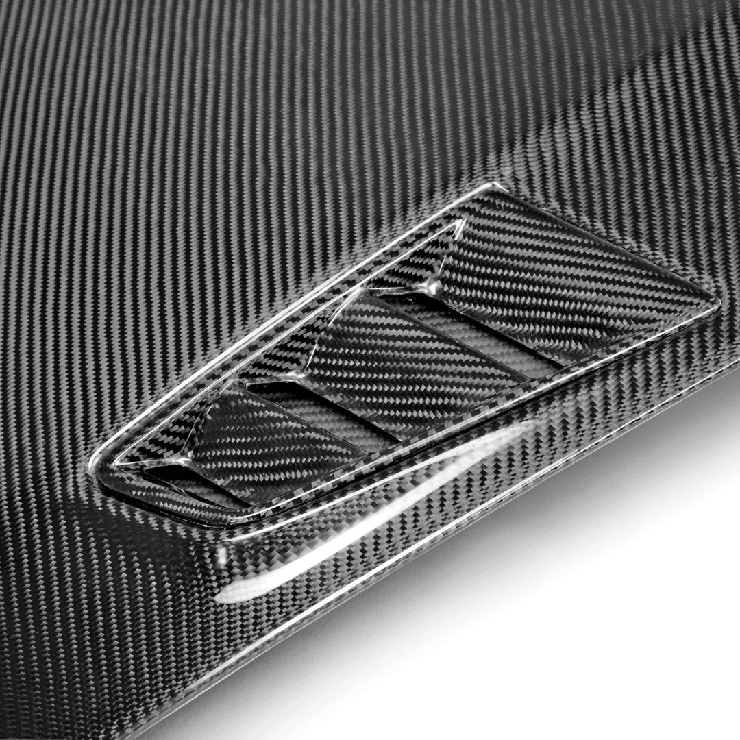 Seibon MGII-Style Carbon Fiber hood for 2006-2010 Honda Civic Sedan JDM / Acura CSX - image 2