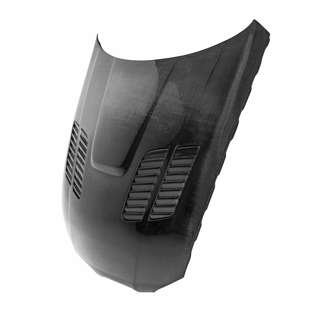 Seibon GTR-Style Carbon Fiber hood for 2007-2010 BMW E92 Coupe, pre LCI (Louvers are cosmetic - they do NOT vent air) - image 2