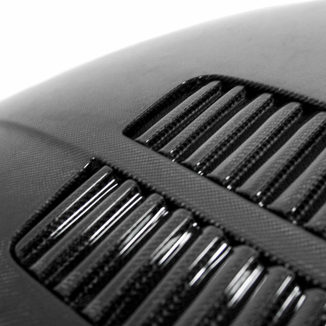 Seibon GTR-Style Carbon Fiber hood for 2007-2010 BMW E92 Coupe, pre LCI (Louvers are cosmetic - they do NOT vent air) - image 3