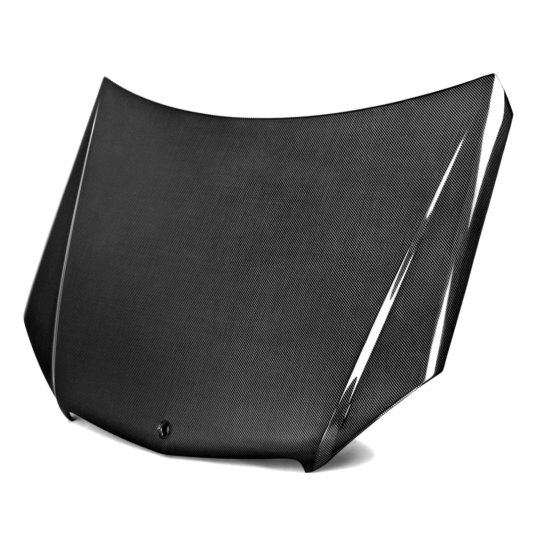 Seibon OEM-Style Carbon Fiber hood for 2008-2011 Mercedes Benz C-class (Does not fit C-63) - image 1