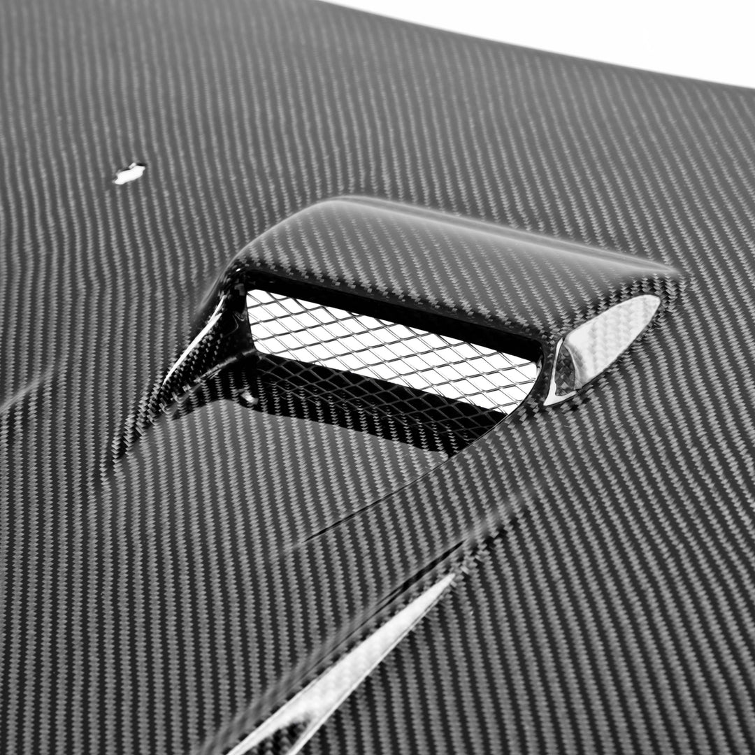 Seibon DV-Style Carbon Fiber hood for 2008-2015 Mitsubishi Lancer EVO X - image 3