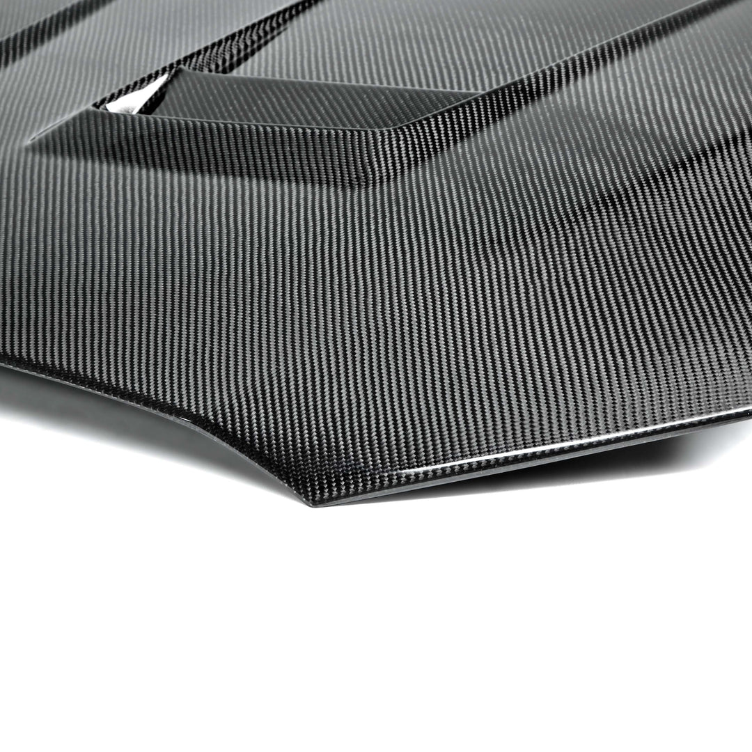 Seibon DV-Style Carbon Fiber hood for 2008-2015 Mitsubishi Lancer EVO X - image 5