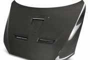 Seibon OEM-Style Carbon Fiber hood for 2008-2015 Mitsubishi Lancer EVO X - image 1