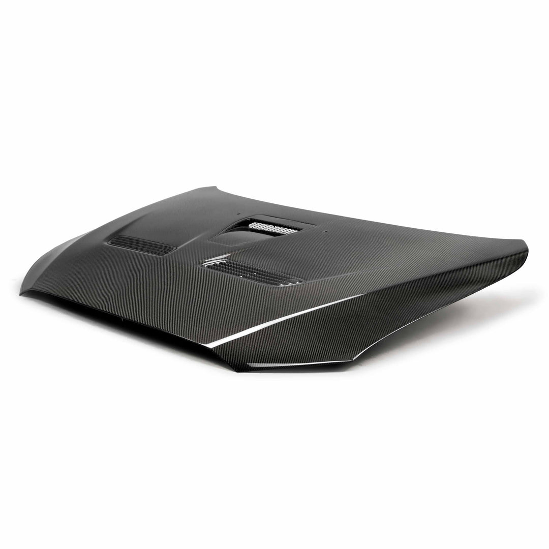Seibon OEM-Style Carbon Fiber hood for 2008-2015 Mitsubishi Lancer EVO X - image 2