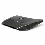 Load image into Gallery viewer, Seibon OEM-Style Carbon Fiber hood for 2008-2015 Mitsubishi Lancer EVO X - image 2

