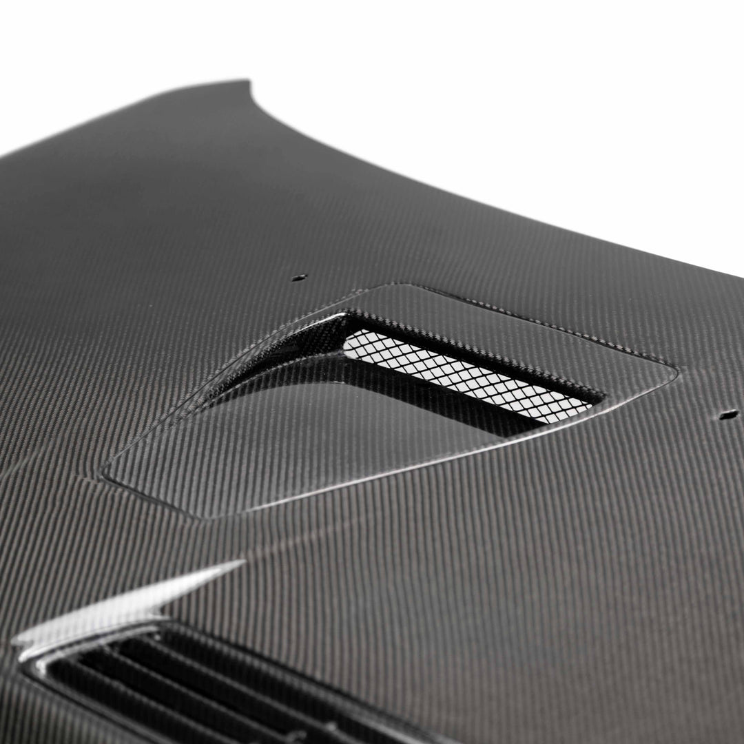 Seibon OEM-Style Carbon Fiber hood for 2008-2015 Mitsubishi Lancer EVO X - image 3