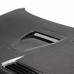 Load image into Gallery viewer, Seibon OEM-Style Carbon Fiber hood for 2008-2015 Mitsubishi Lancer EVO X - image 3
