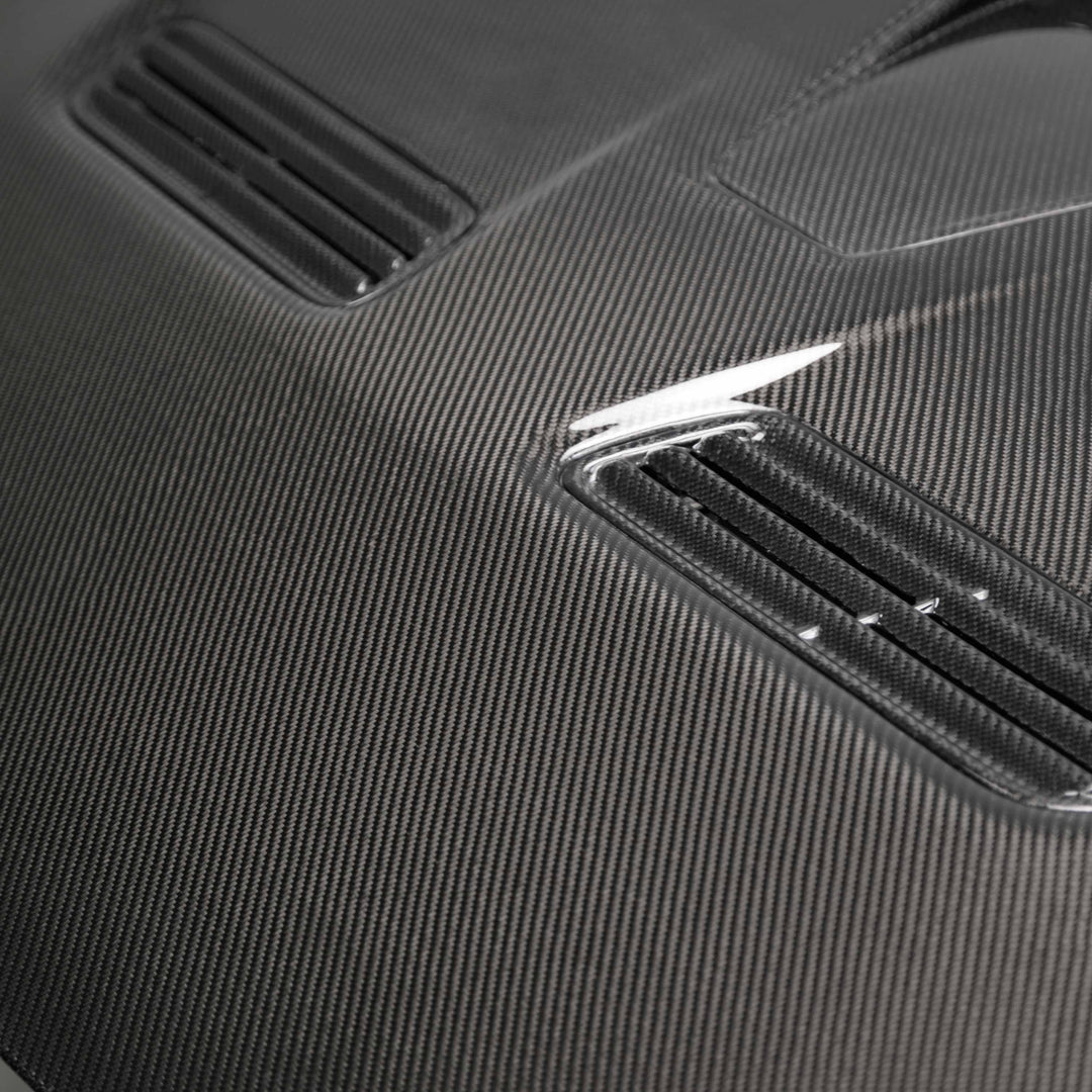 Seibon OEM-Style Carbon Fiber hood for 2008-2015 Mitsubishi Lancer EVO X - image 4